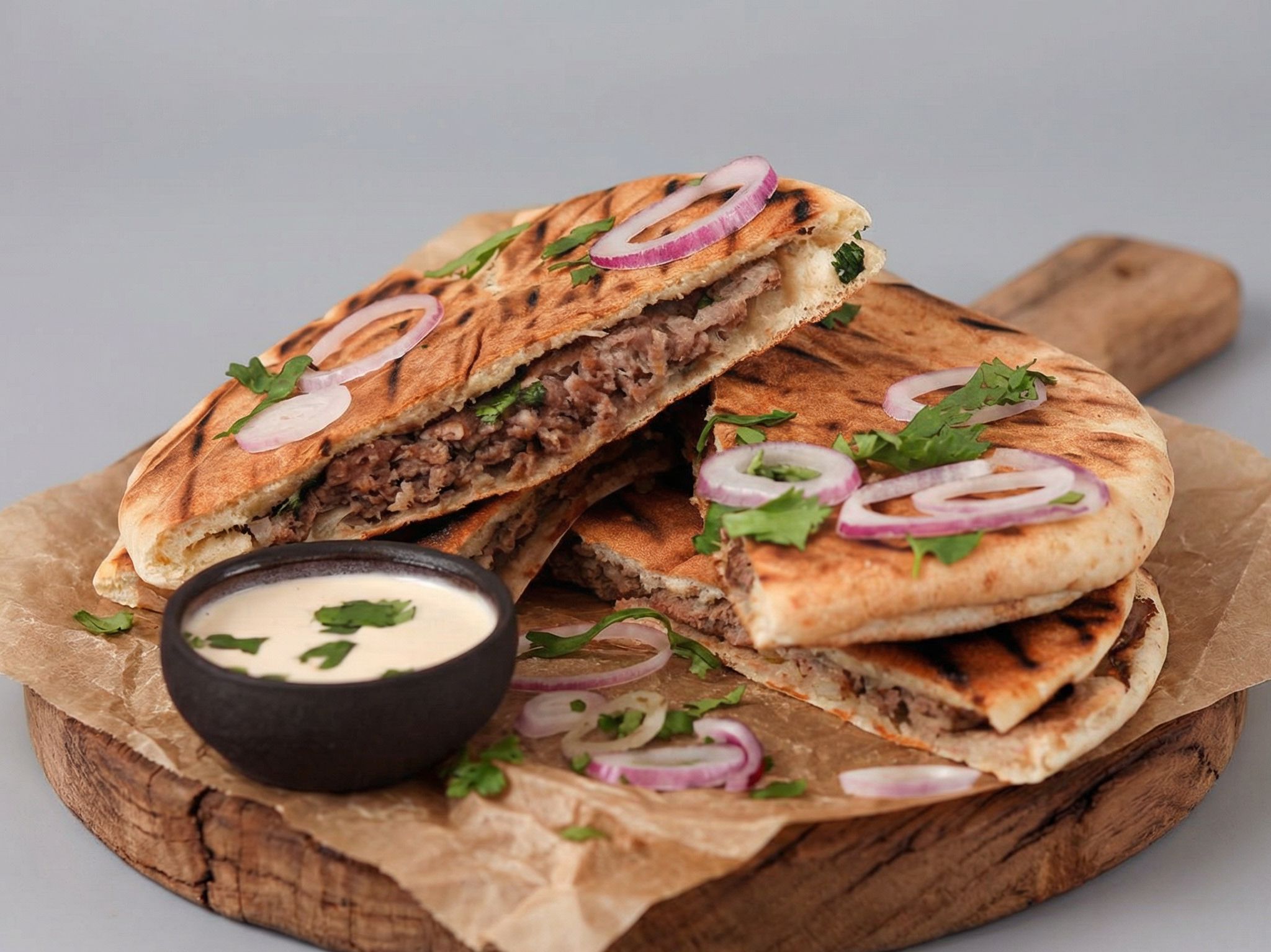 Charcoal Grilled Hawawshi