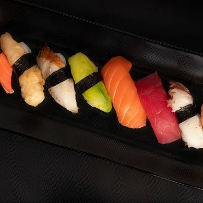 Crispy Rice Shrimp Nigiri