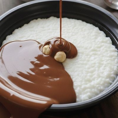 Rice pudding with Nutella