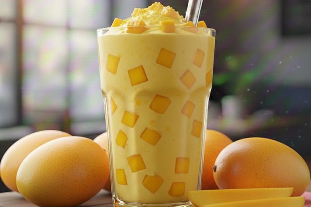 Mango with milk