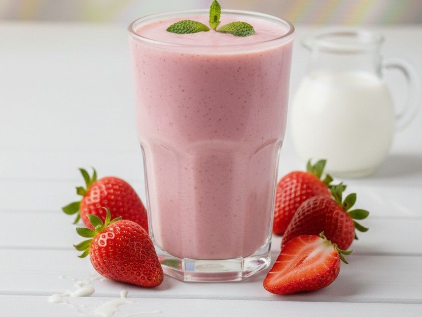 Strawberry with Milk