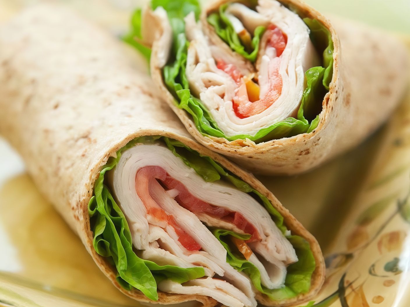 Smoked Turkey Wrap Sandwich