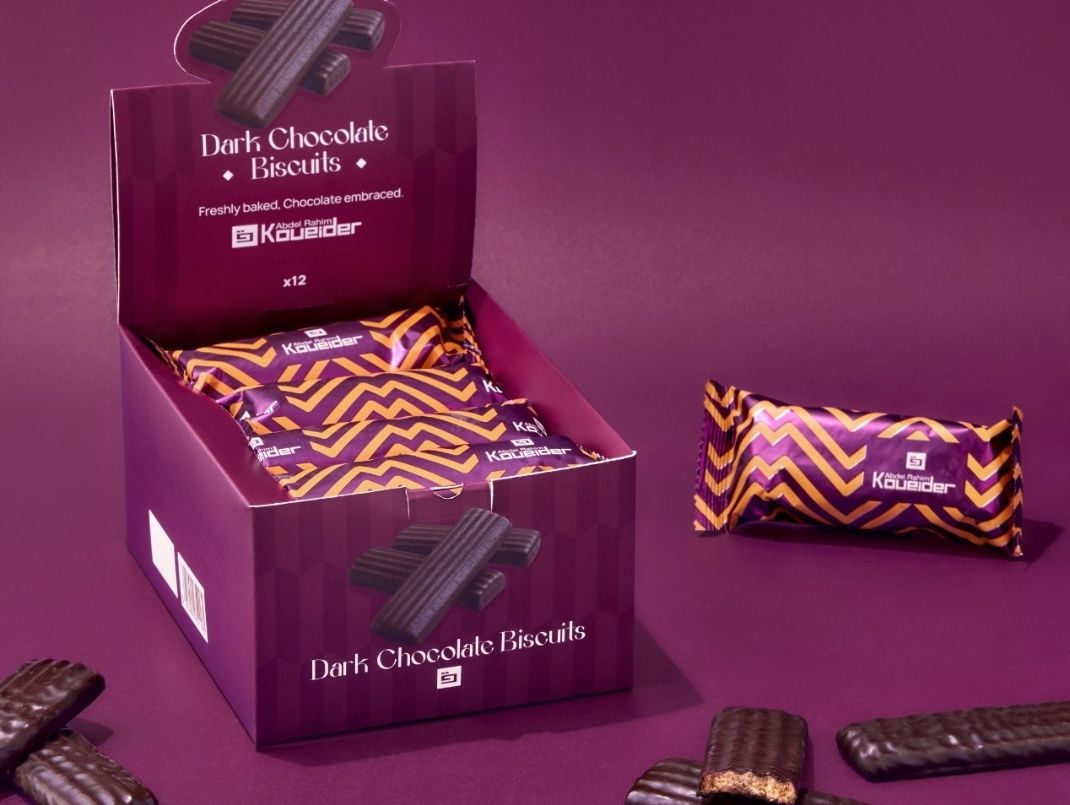 Dark chocolate biscuits
