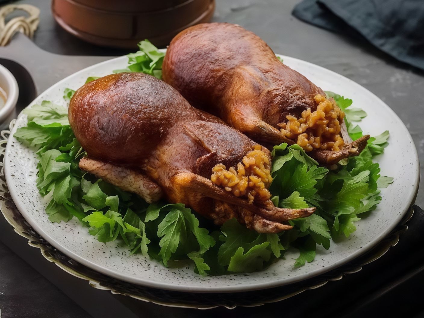 Stuffed Pigeon With Rice 2 Piece