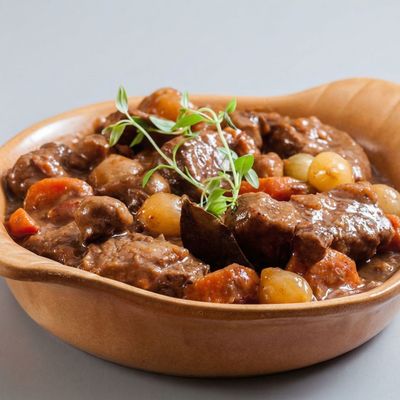 Mix vegetables with baladi meat Casserole