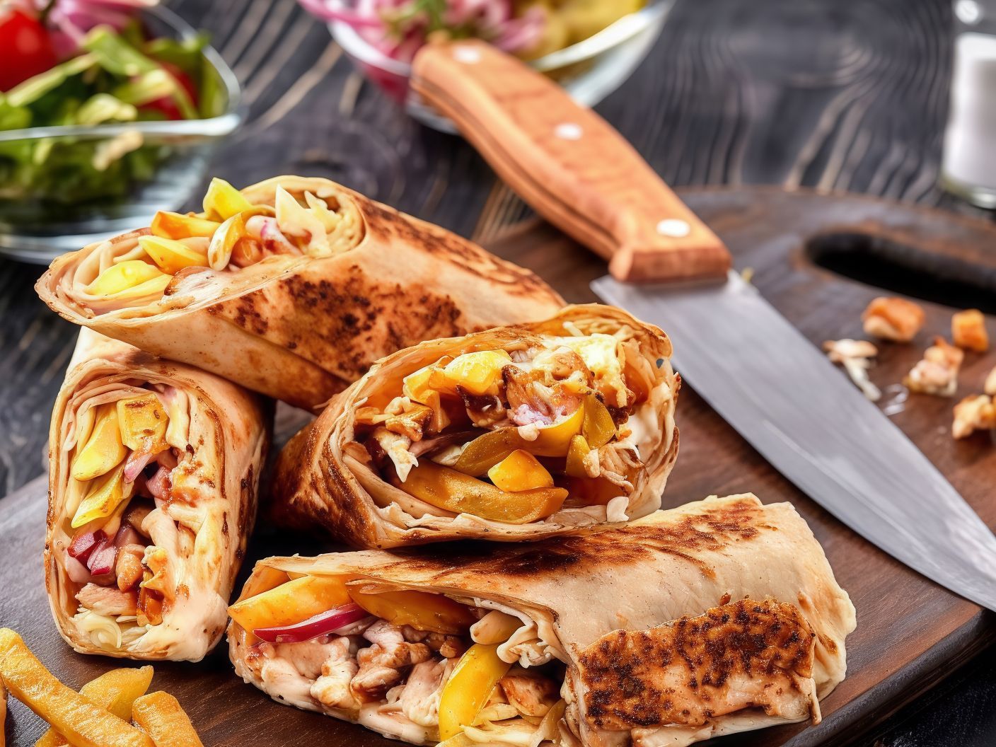 Mix Shawarma Chicken And Meat