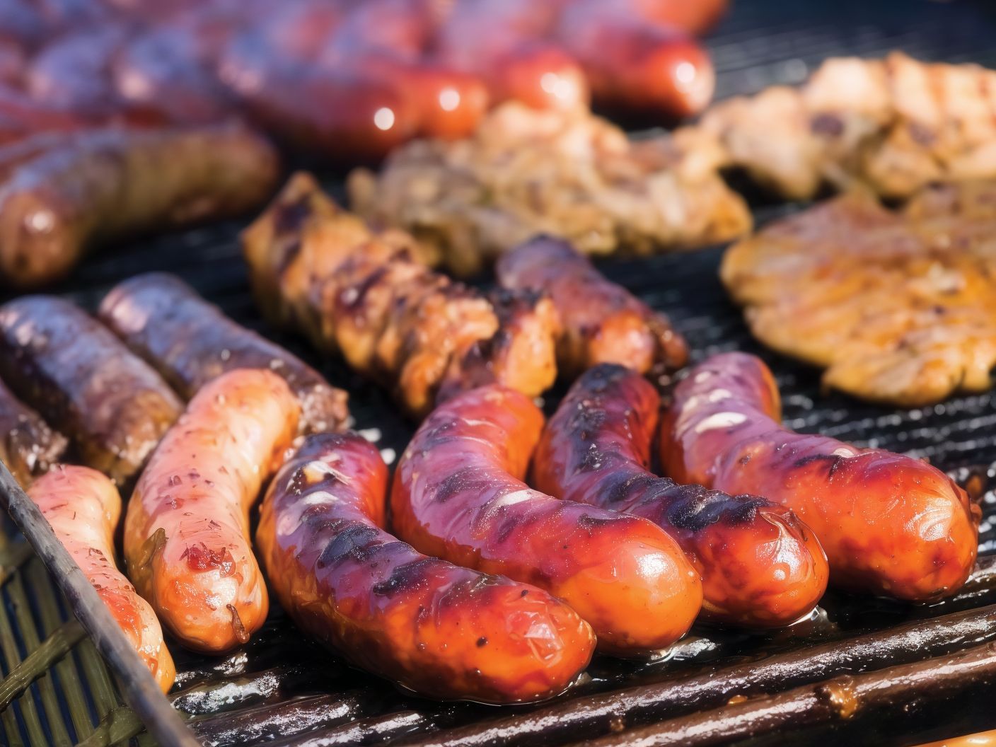 Grilled Oriental Sausage