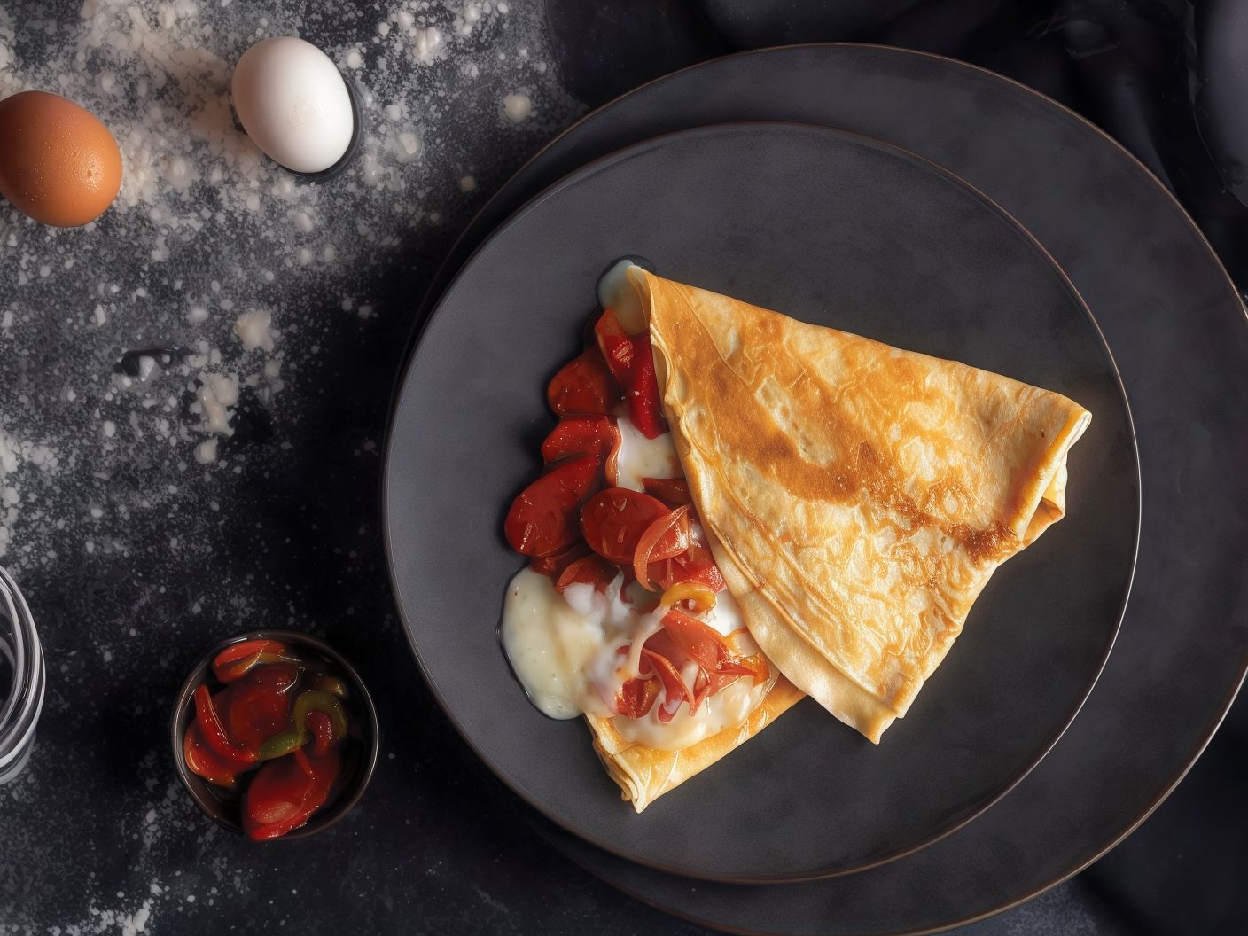 Sausage Crepe