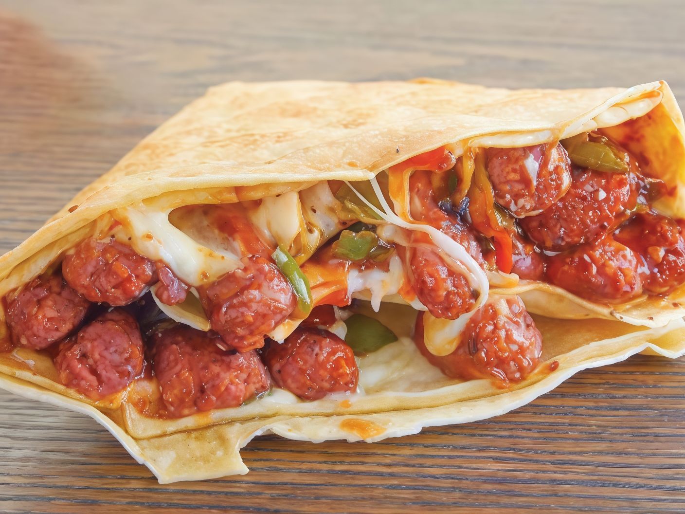 Oriental Sausage Crepe