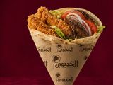 El Khedewy Mix Chicken Strips and Burger Crepe.
