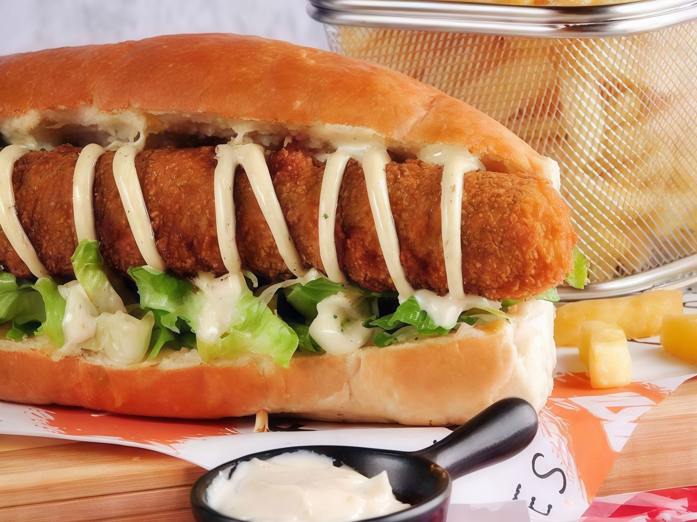 Chicken Roll Meal