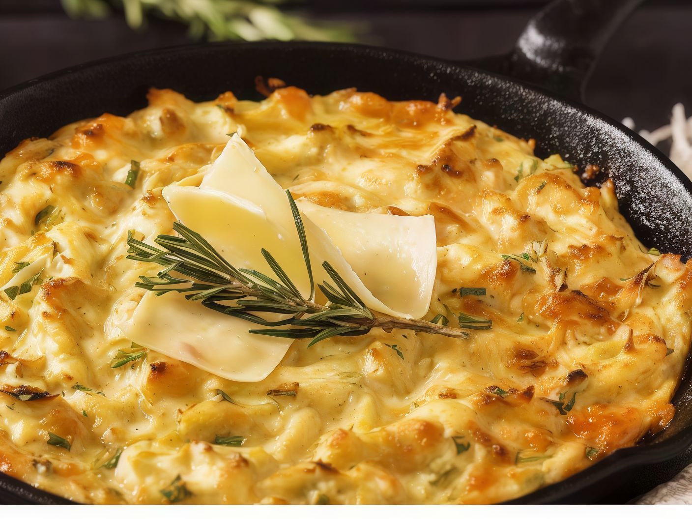 Chicken Shawarma With Mozzarella Casserole