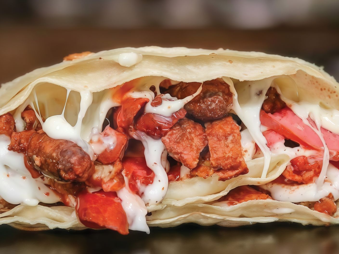 Hot Dog Crepe