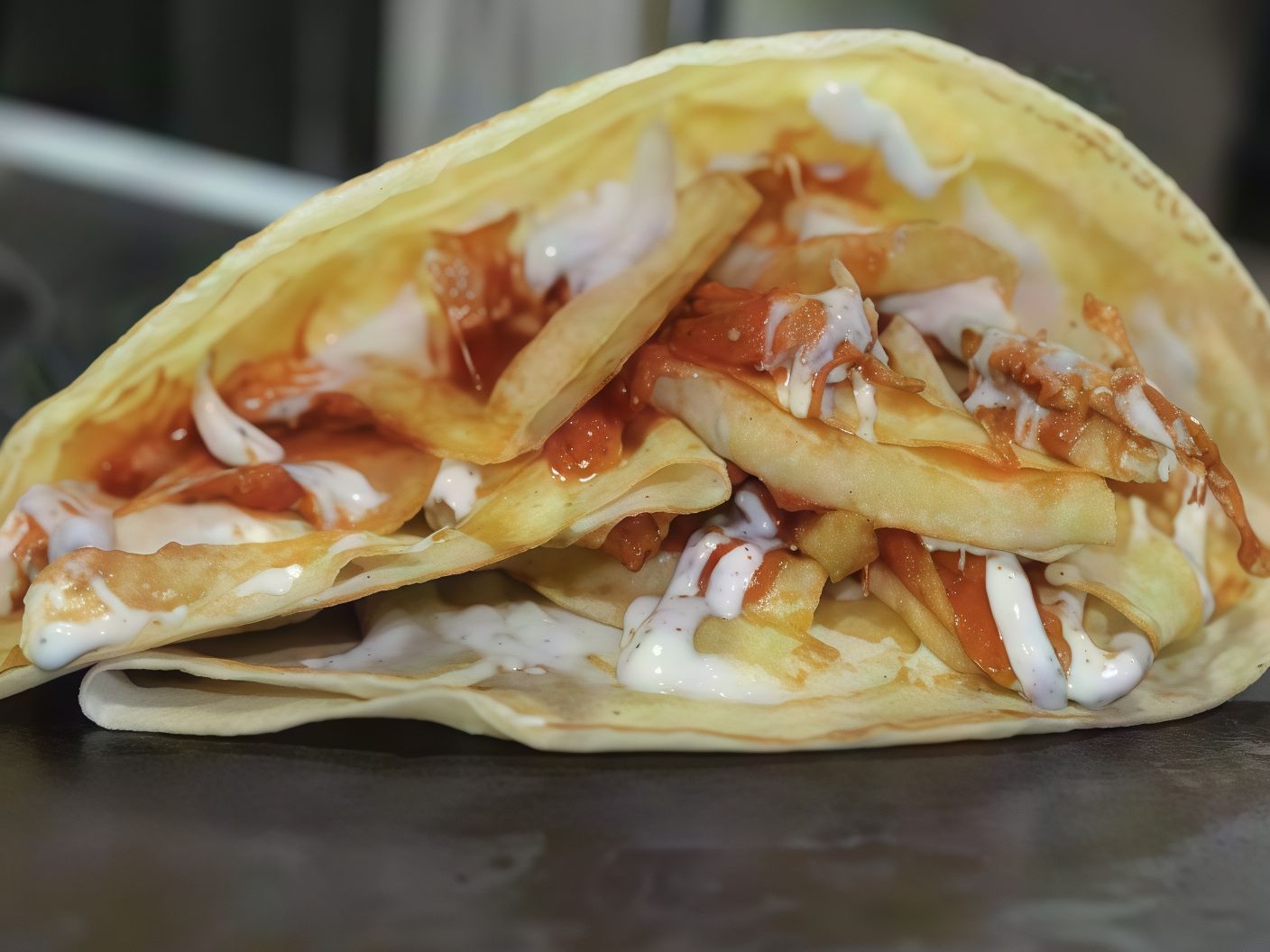 Fries Crepe