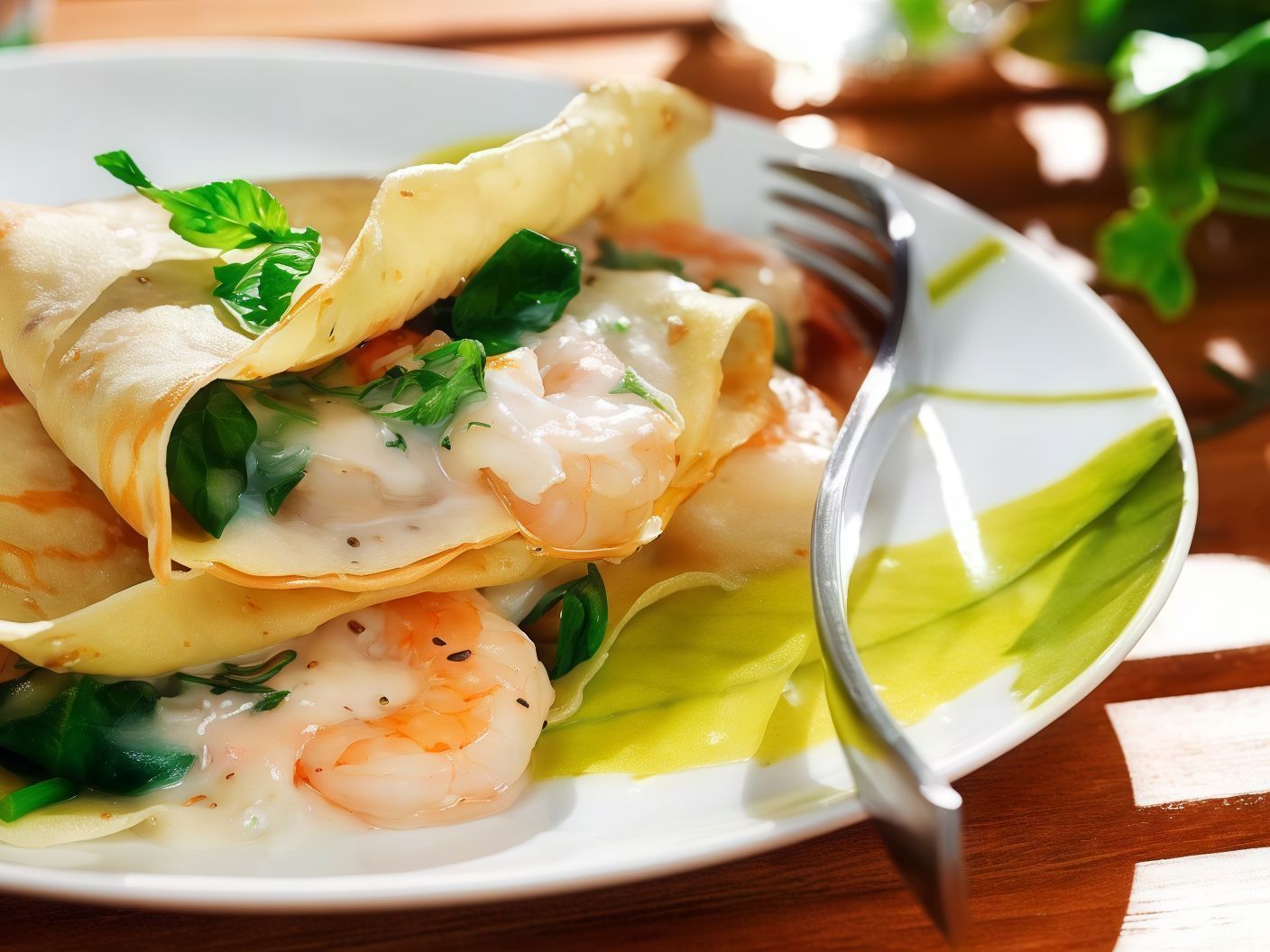 Shrimp Crepe