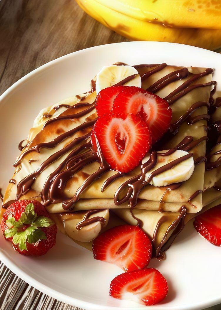 Chocolate Banana Crepe