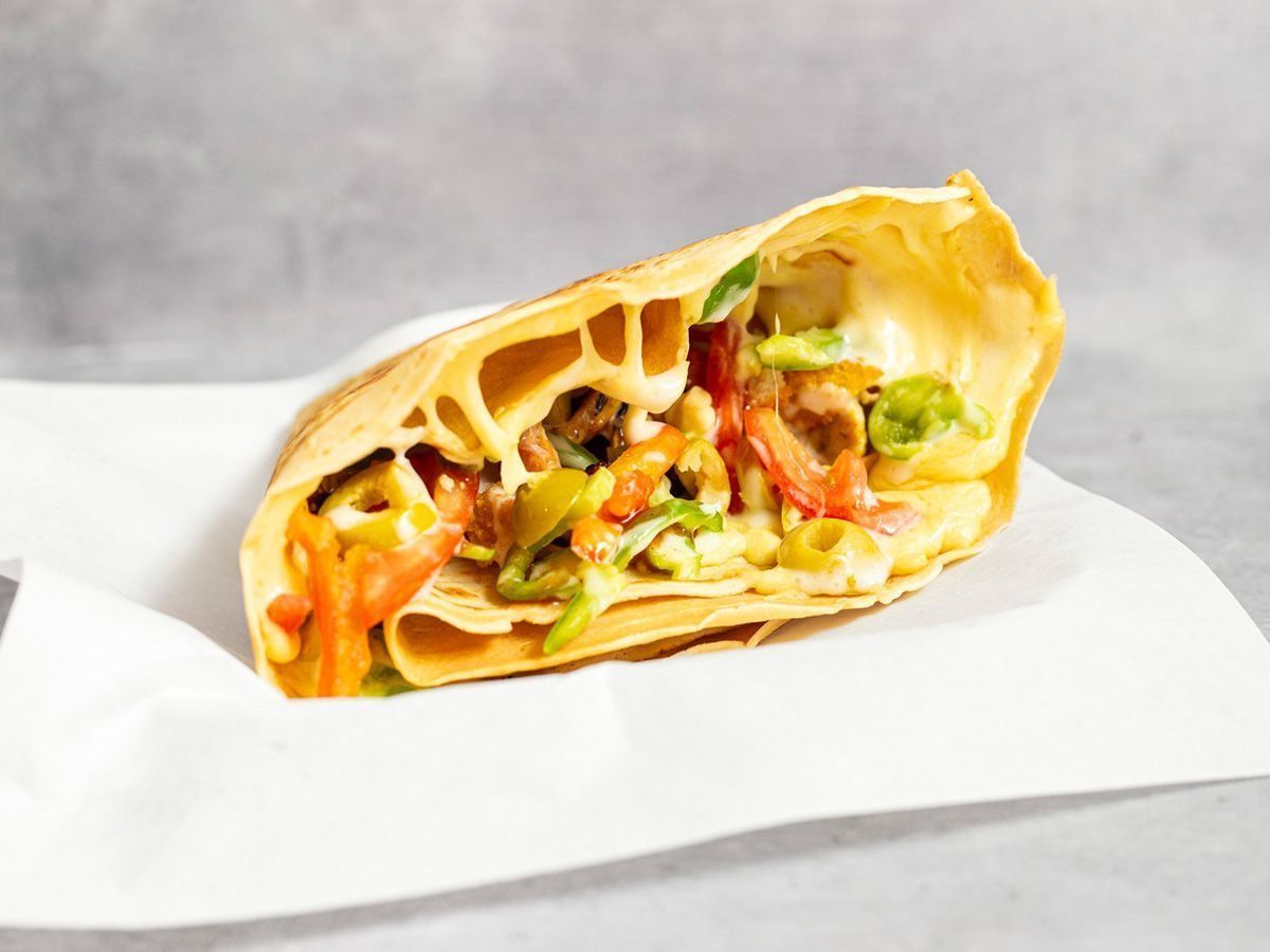 Mushroom With Vegetables Crepe
