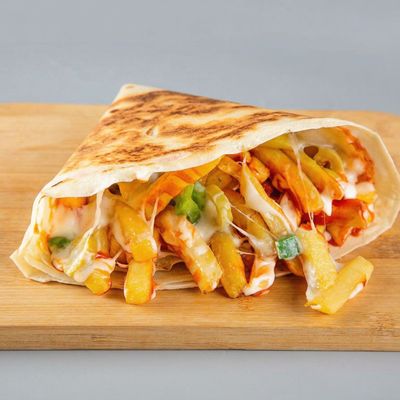 Potato And Cheddar Crepe