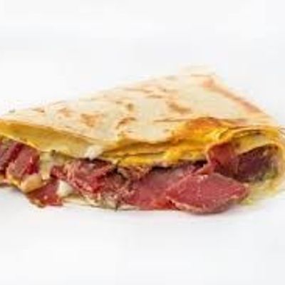 Pastrami With Mushroom Crepe