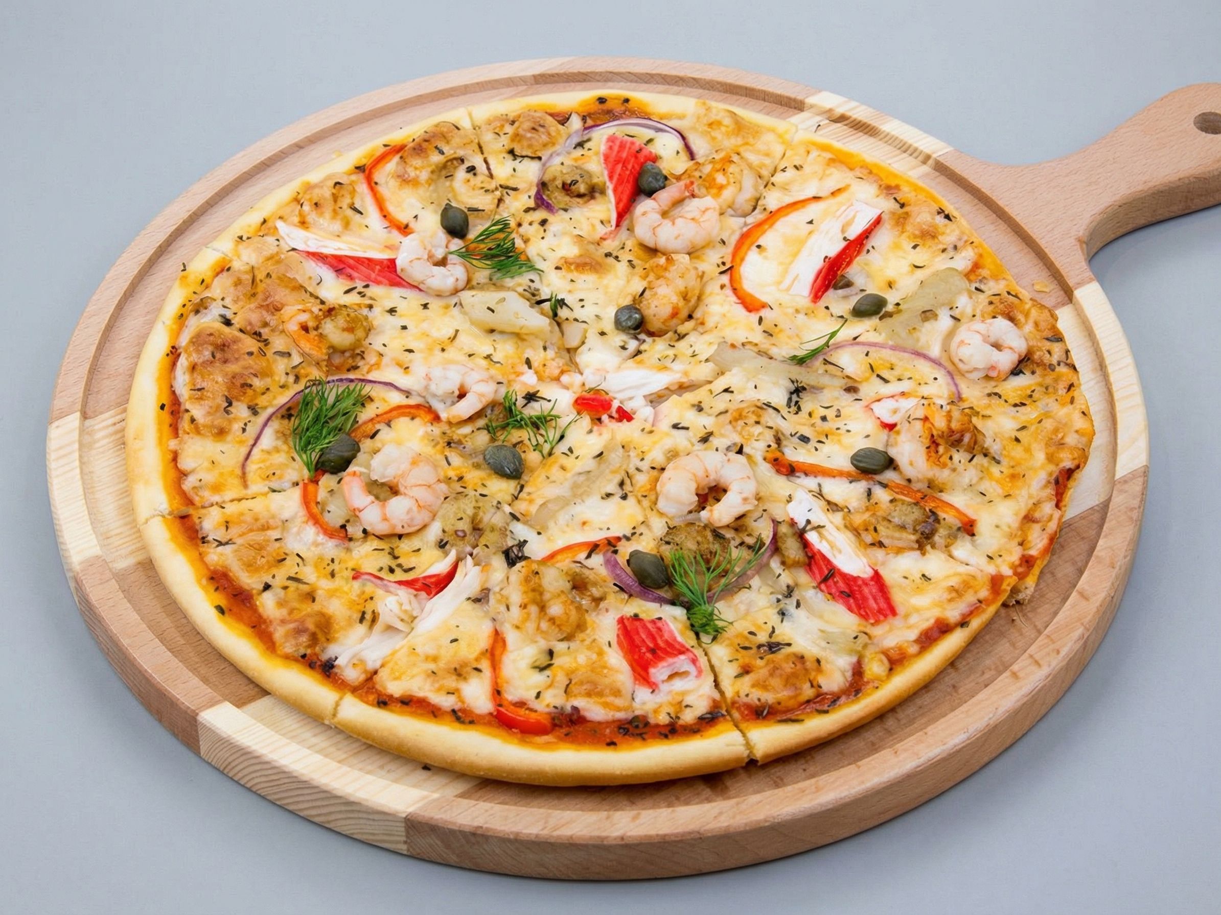 Baladi Shrimp Pizza