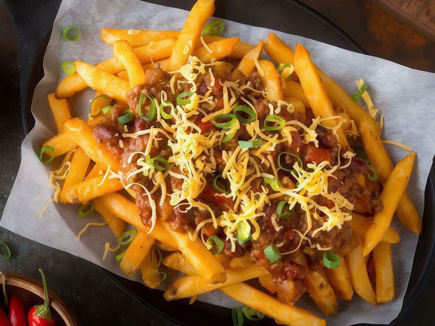 Minced Meat Cheese Fries