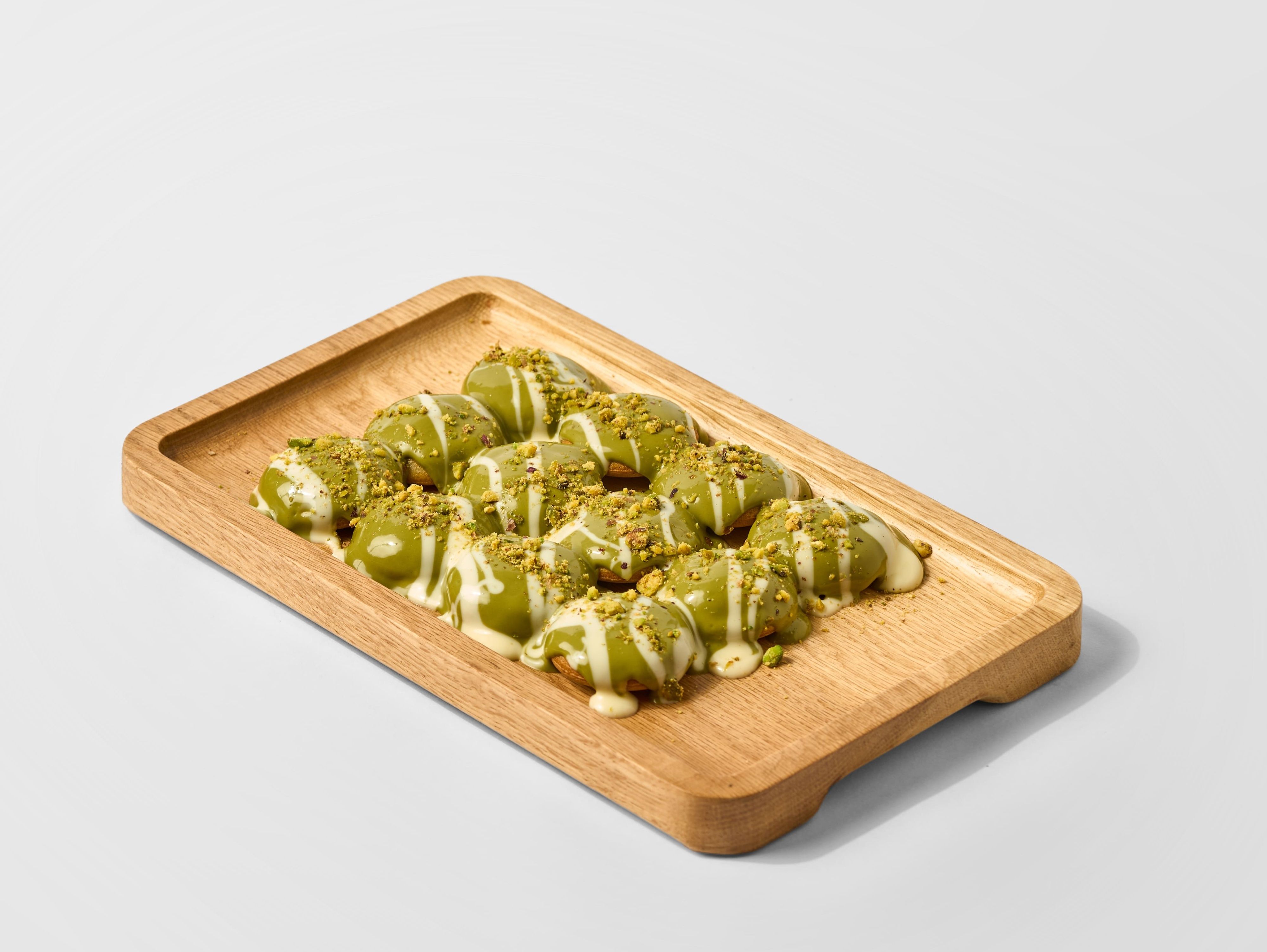 Mini Pistachio Pancakes