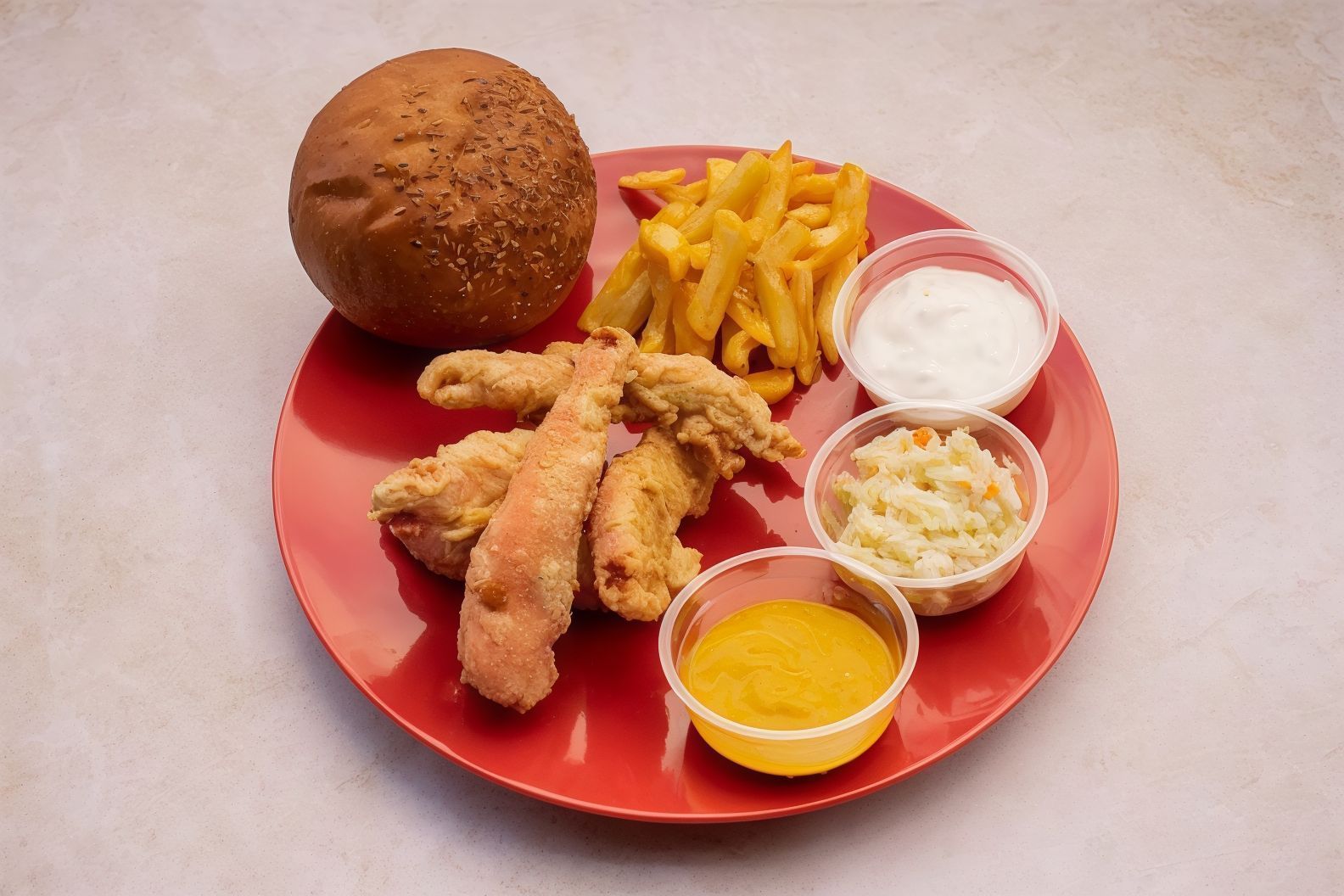 7 chicken strips pieces meal