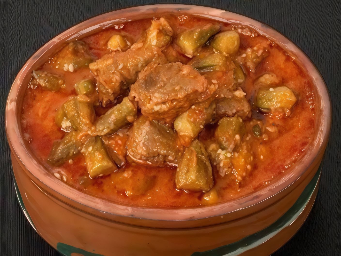 Okra with Meat