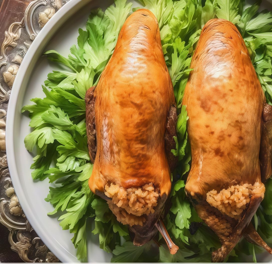 Stuffed Pigeon with Freek