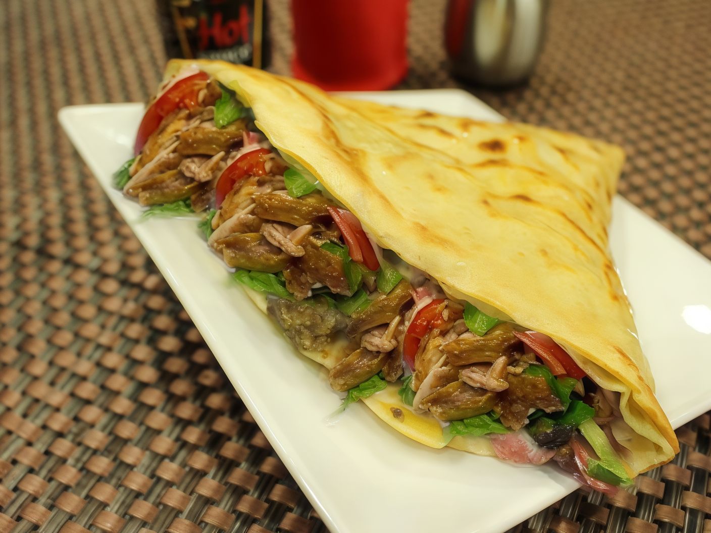 Mix Chicken Crepe