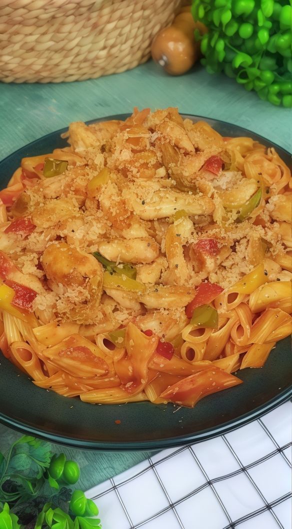 Crunchy Chicken Pasta
