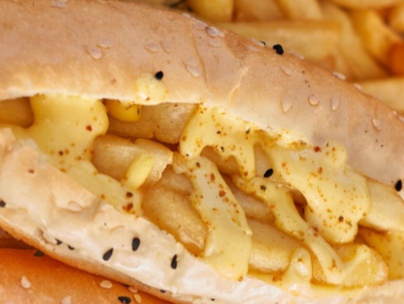 Cheese potato sandwich