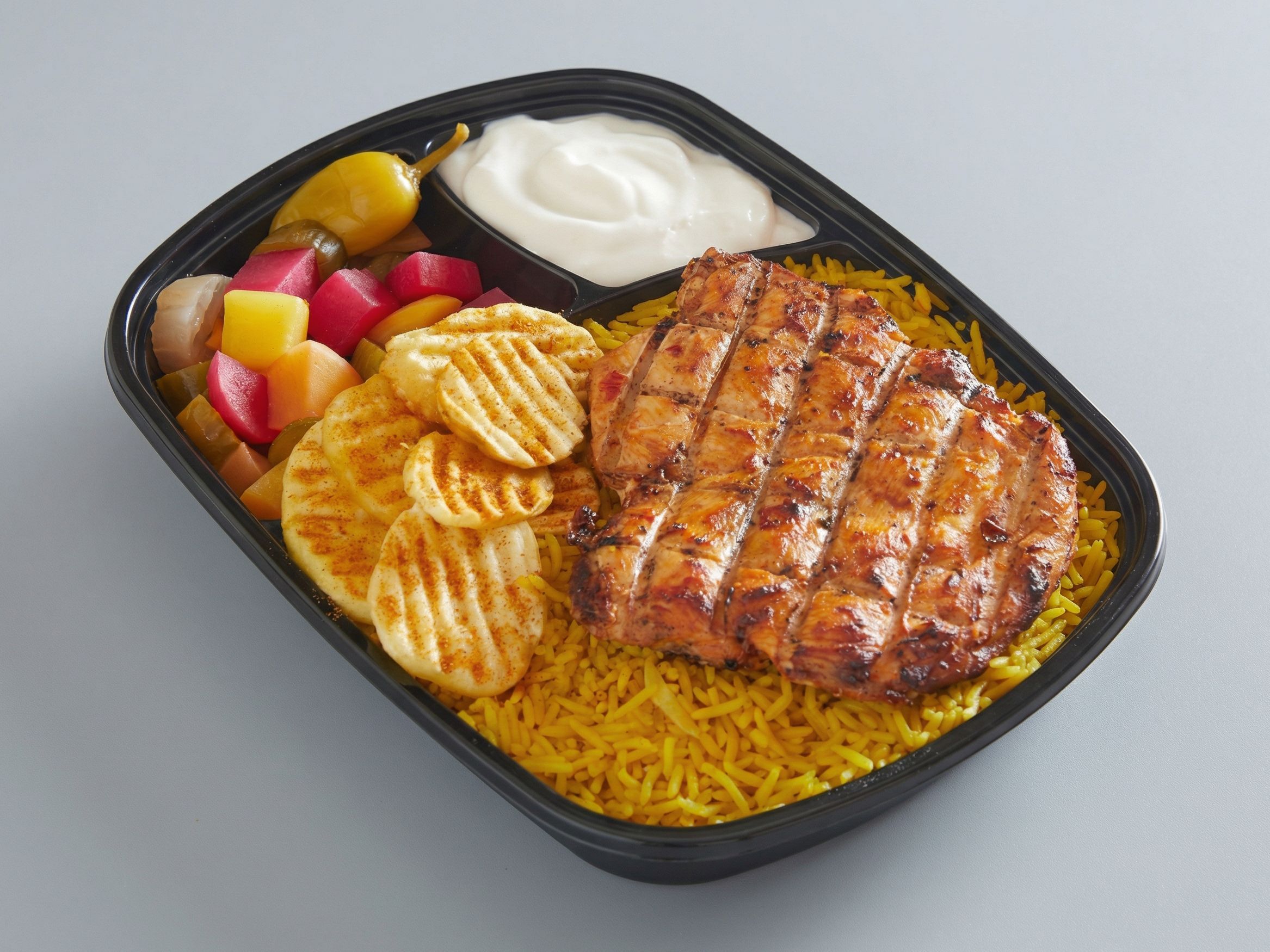 1/4 Boneless Breast Meal On Charcoal