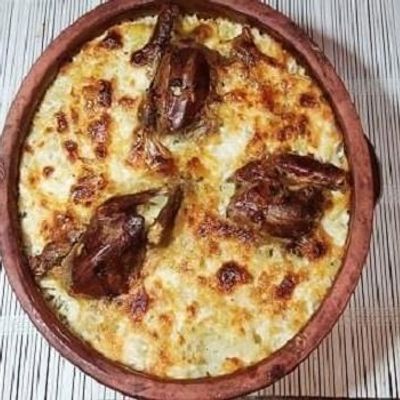 Veal Meat Backed Rice.