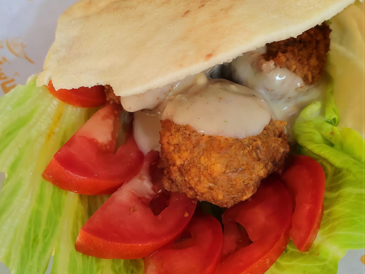Sausage Falafel Sandwich
