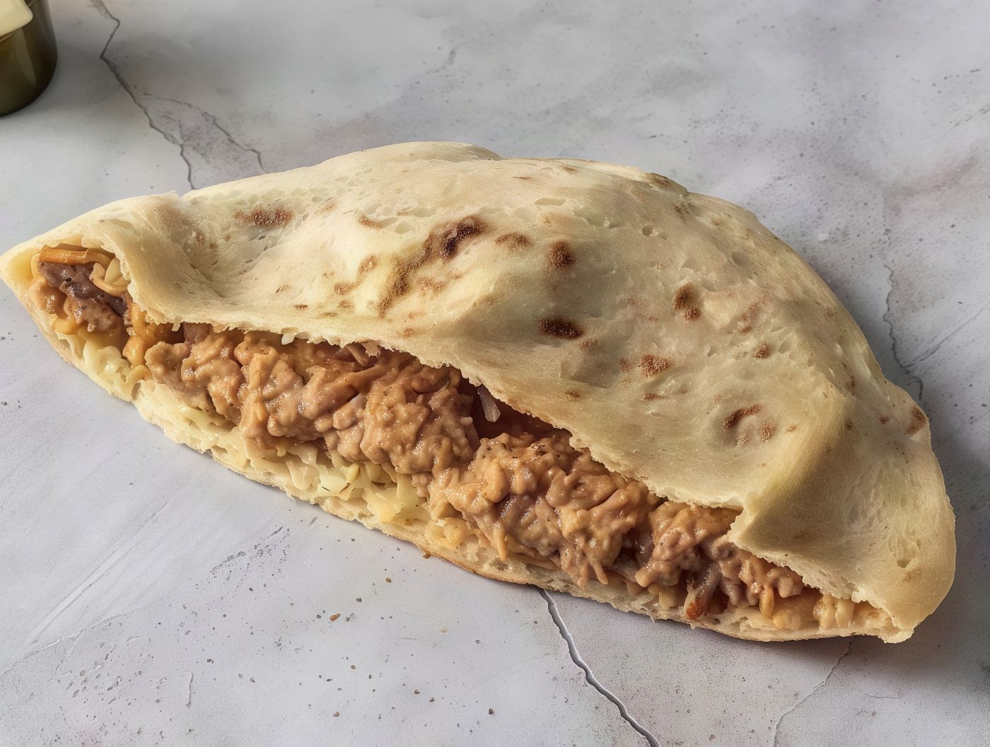 Foul With Sausage Sandwich