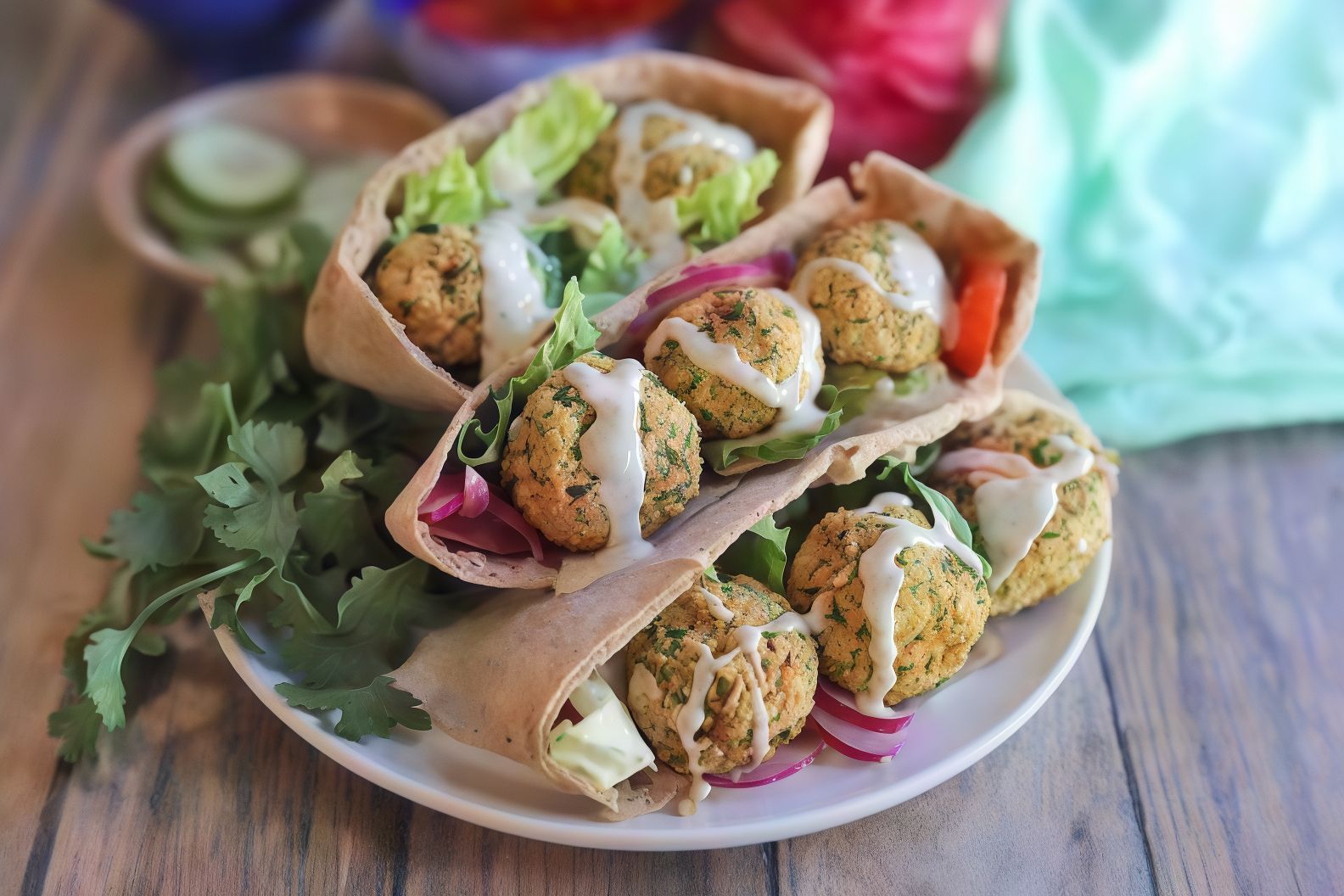 Falafel With Roumi Cheese