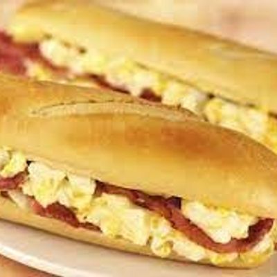 Pastrami Egg With Roumi Cheese Sandwich