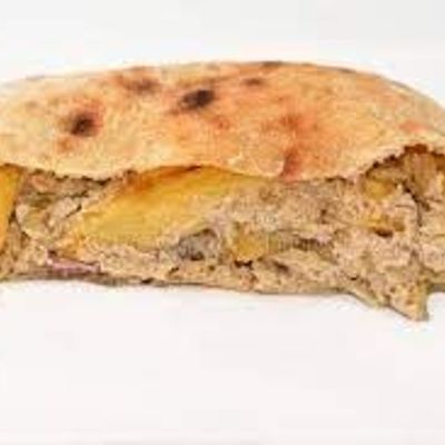 Baba Ghannoug Potato Sandwich