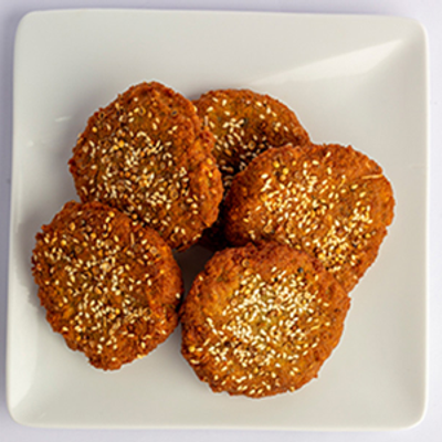 Falafel With Pastrami Patty