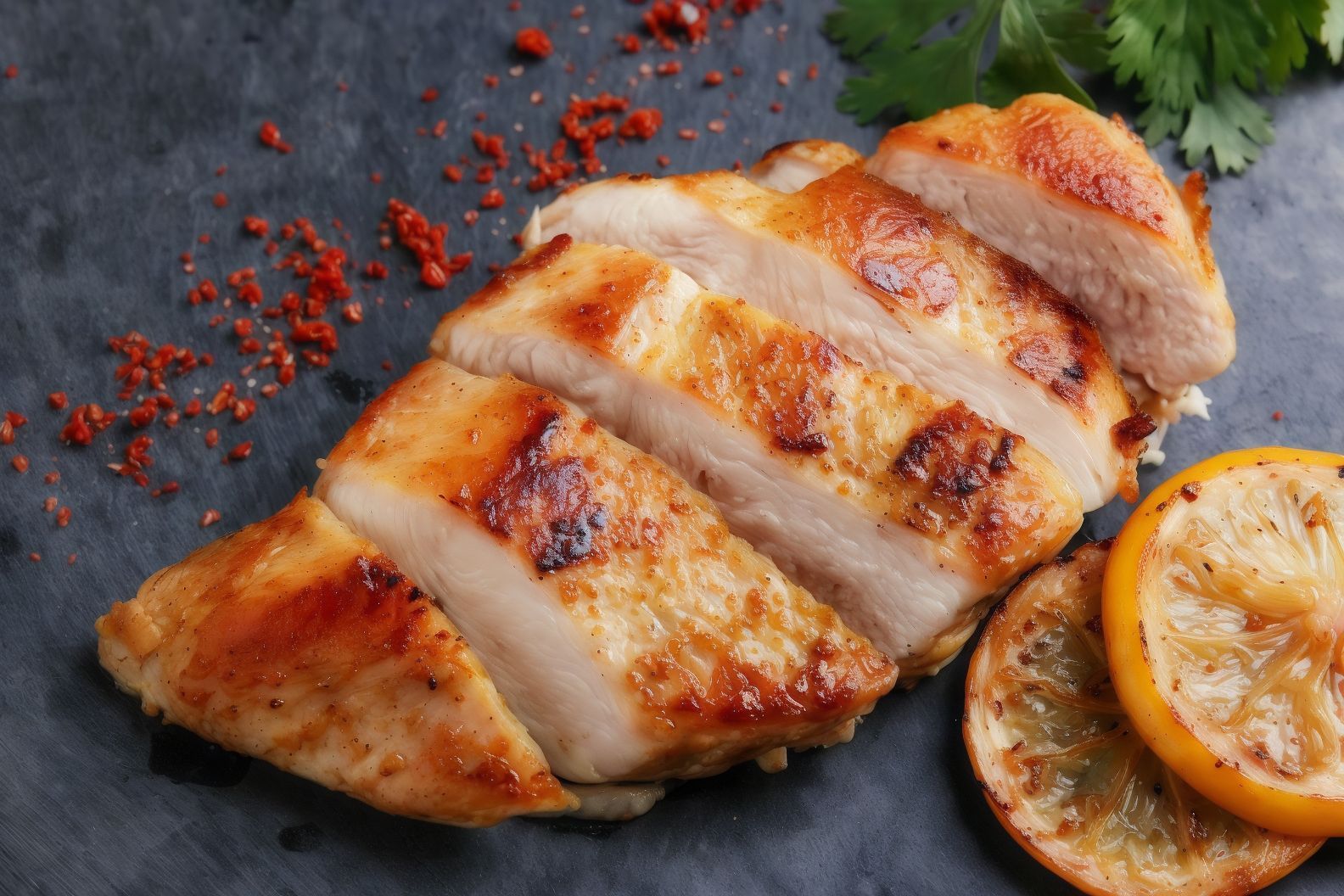 Grilled chicken ( chicken breasts )
