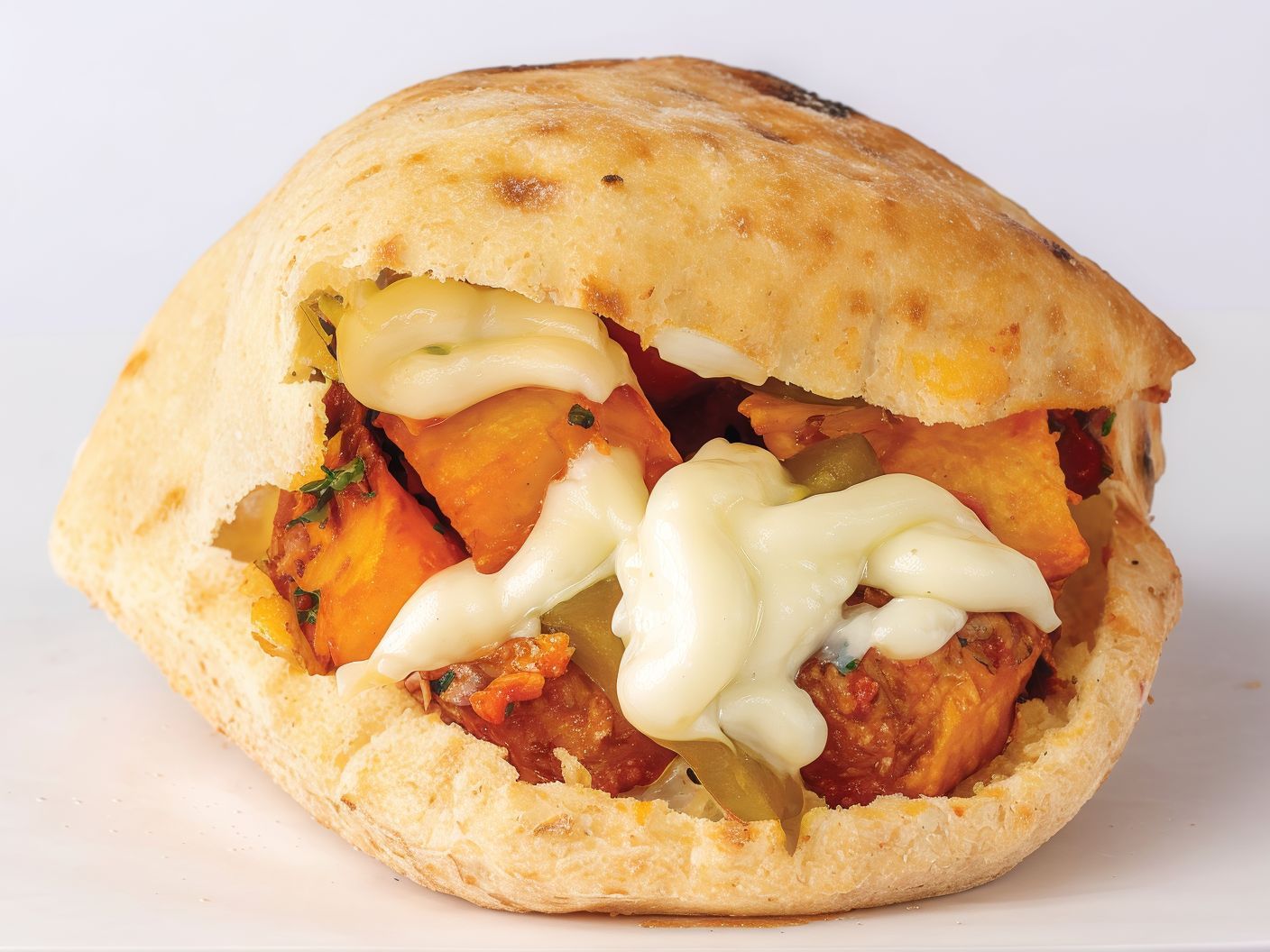 Paneh Fried Potato Sandwich