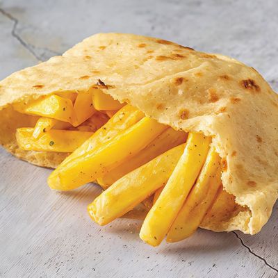 Fries With Boiled egg Sandwich