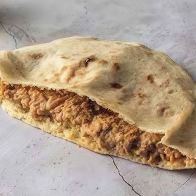Foul With Baladi Butter Sandwich