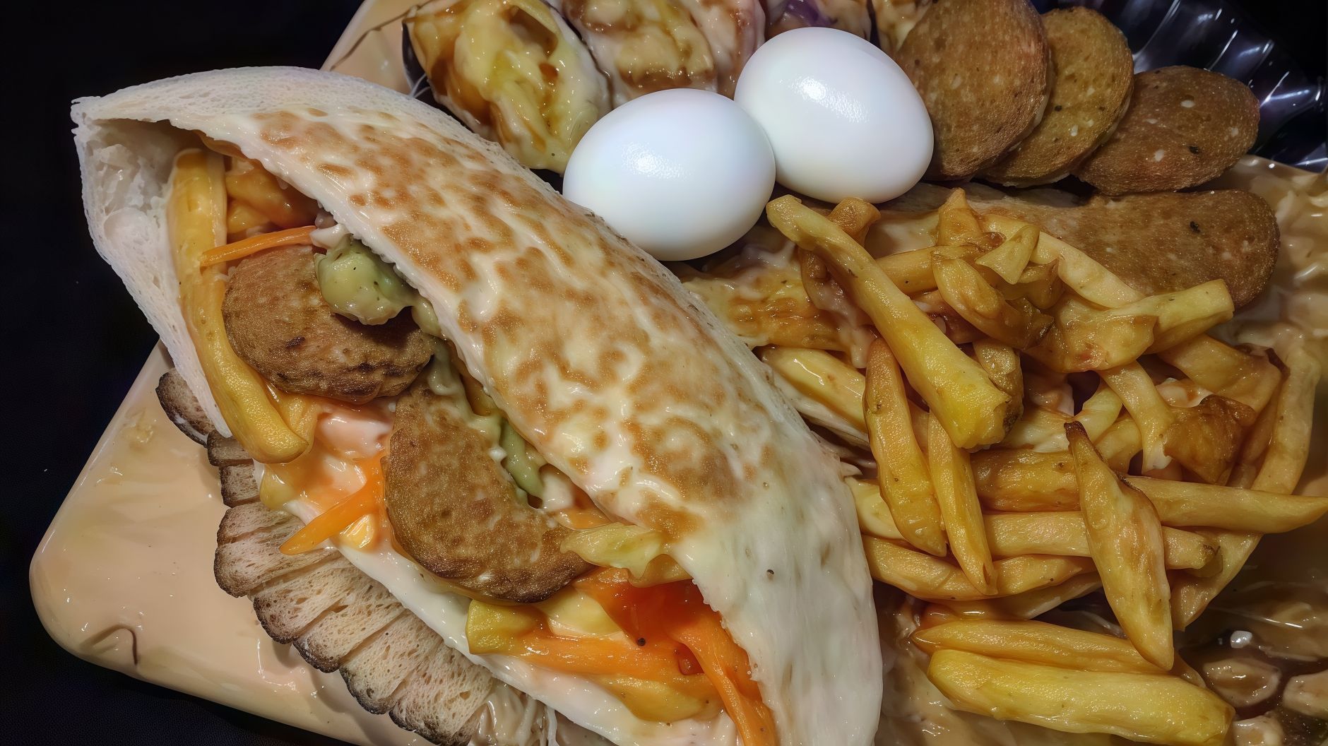 Taamia Sandwich With Cheese