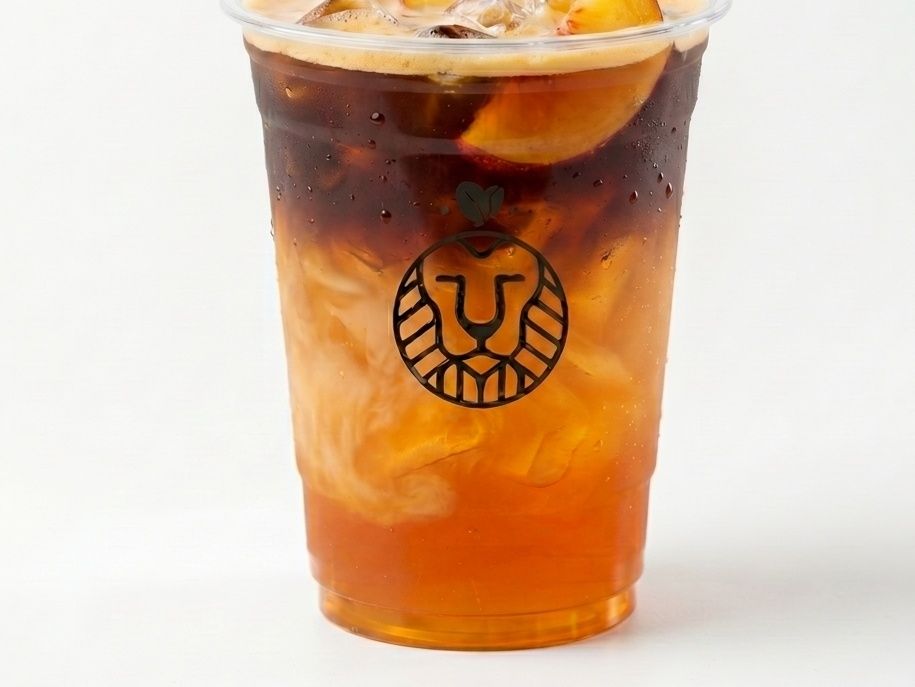 Iced peach tea