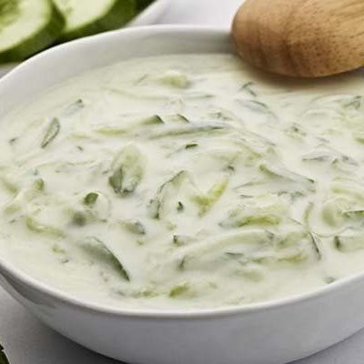 Cucumber With Milk Salad