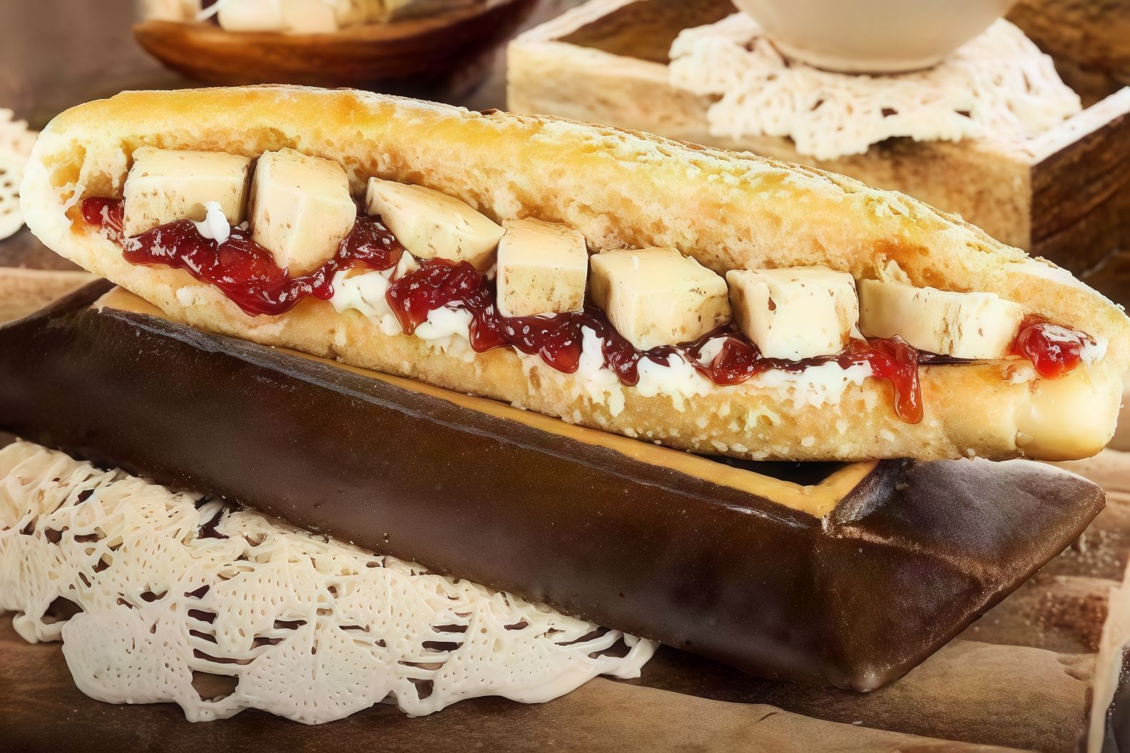 Mix Chocolate Sweets Sandwich