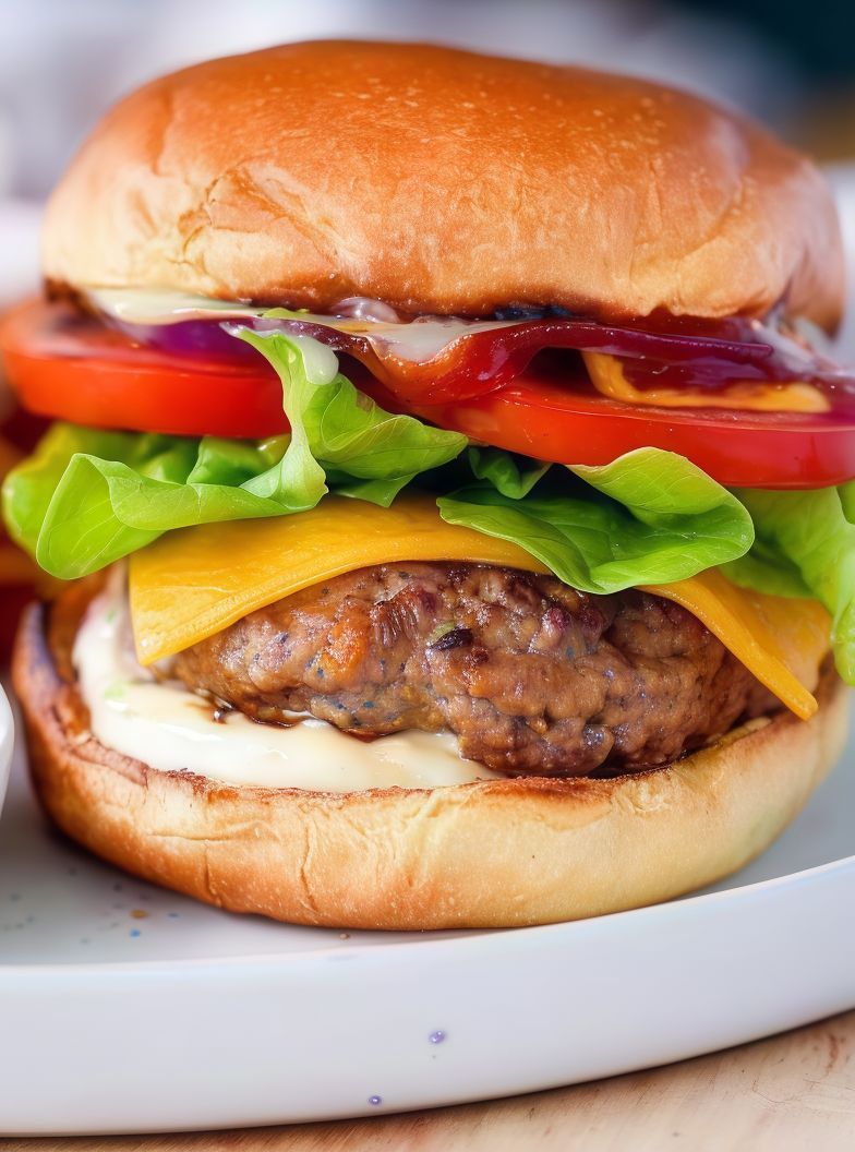Extra beef burger patty