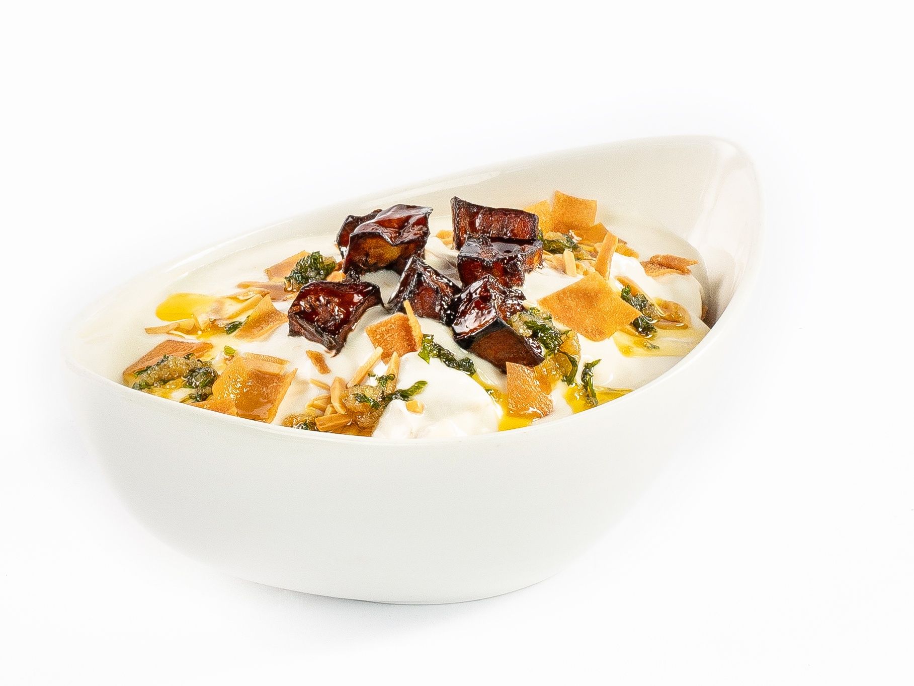 Eggplant Fatteh